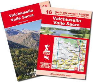 16 - Valchiusella, Valle Sacra carta dei sentieri 1:25.000 ANTISTRAPPO 2018 con guida