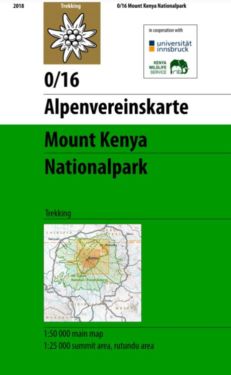 Mount Kenya Nationalpark 1:50.000