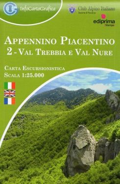 Appennino Piacentino 2 - Val Trebbia e Val Nure 1:25.000