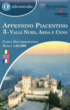 Appennino Piacentino 3 - Valli Nure, Arda e Ceno 1:25.000