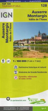 Auxerre, Montargis f.128 1:100.000