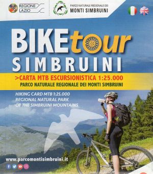 Biketour Monti Simbruini 1:25.000 - carta per mtb