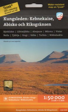 Kungsleden: Kebnekaise, Abisko & Riksgränsen 1:50.000