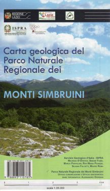 Carta geologica del Parco Naturale Regionale dei Monti Simbruini 1:35.000
