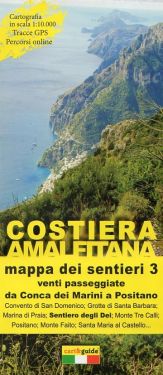 Costiera Amalfitana da Conca dei Marini a Positano 1:10.000 (3)