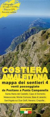 Costiera Amalfitana da Positano a Punta Campanella 1:10.000 (4)