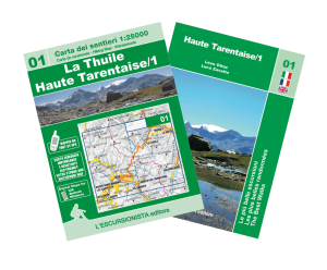 01 - La Thuile - Haute Tarentaise/1 carta dei sentieri 1:25.000 e guida