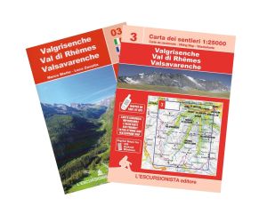 03 - Valgrisenche, Val di Rhêmes, Valsavarenche Wanderkarte 1:25.000 WASSERFEST 2022