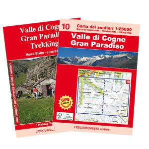 10 - Valle di Cogne, Gran Paradiso carta dei sentieri 1:25.000 ED.2018