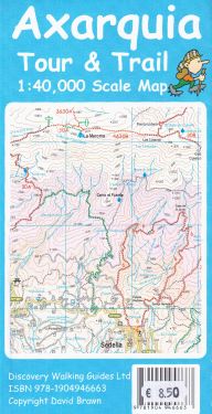 Axarquia Tour & Trail map 1:40.000