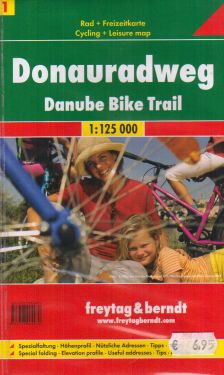 Donauradweg-Danube Bike Trail 1:125.000