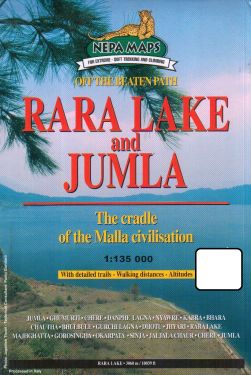 Rara Lake and Jumla 1:135.000