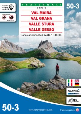 Val Maira, Val Grana, Valle Stura, Valle Gesso 1:50.000