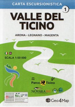 Valle del Ticino - 1 / Arona, Legnano, Magenta 1:50.000