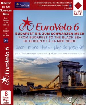 Euro Velo 6 (3) Budapest - Mar Nero 1:100.000 - 8 mappe - Pista Ciclabile del Danubio