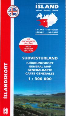 Sudvesturland 1:300.000