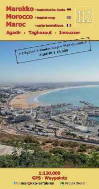 Agadir, Taghazout, Imouzzer 1:120.000 - J12