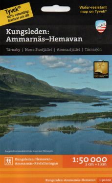 Kungsleden: Ammarnas - Hemavan 1:50.000