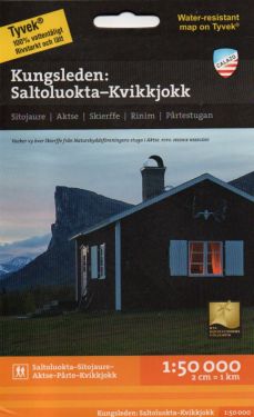 Kungsleden: Saltoluokta - Kvikkjokk 1:50.000