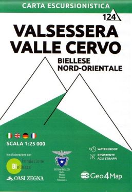 Valsessera, Valle Cervo 1:25.000 (124)