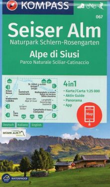 Alpe di Siusi, Parco Naturale Sciliar-Catinaccio 1:25.000