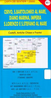 Cervo, San Bartolomeo al Mare, Diano Marina, Imperia f.IM1 1:25.000
