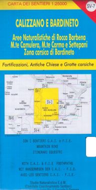 Calizzano e Bardineto f.SV7 1:25.000