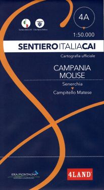 Sentiero Italia Campania Molise 4A 1:50.000 Senerchia - Campitello Matese
