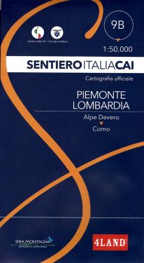 Sentiero Italia Piemonte Lombardia 9B 1:50.000 Alpe Devero - Como