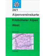 Kitzbüeheler Alpen west Skiroute 1:50.000