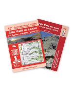 17 - Alte Valli di Lanzo, Val Grande, Val d'Ala, Val di Viù carta dei sentieri 1:25.000 ANTISTRAPPO 2023 con guida