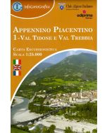 Appennino Piacentino 1 - Val Tidone e Val Trebbia 1:25.000