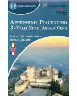 Appennino Piacentino 3 - Valli Nure, Arda e Ceno 1:25.000