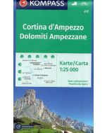 Cortina d’Ampezzo, Dolomiti Ampezzane 1:25.000