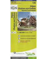 Dijon, Chalon-sur-Saône f.136 1:100.000