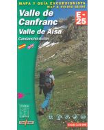 Valle de Canfranc, Valle de Aisa, Candanchu Astun 1:25.000
