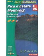 Pica d'Estats, Mont-roig, Vall Ferrera, Vall de Cardos 1:25.000