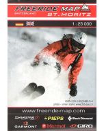 Saint-Moritz freeride map 1:25.000