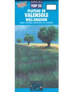 Plateau de Valensole, Riez-Oraison 1:25.000