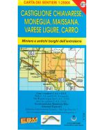 Castiglione Chiavarese, Moneglia, Maissana, Varese Ligure, Carro f.GE13 1:25.000