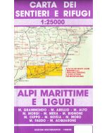 Alpi Marittime e Liguri, Ventimiglia, Sanremo, Imperia 1:25.000