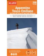 Appennino Tosco Emiliano - dal Passo del Cerreto al Lago Santo Modenese f.208 1:25.000 (CENTRO)
