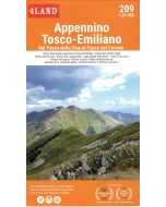Appennino Tosco Emiliano - dal Passo della Cisa al Passo del Cerreto f.209 1:25.000 (OVEST)