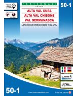 Alta Val Susa, Alta Val Chisone, Val Germanasca 1:50.000