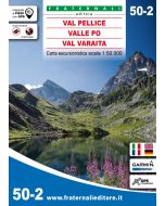 Valle Pellice, Valle Po, Val Varaita 1:50.000