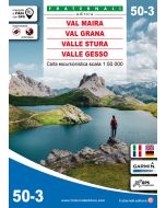 Val Maira, Val Grana, Valle Stura, Valle Gesso 1:50.000
