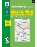 Gola del Furlo, Monti delle Cesane 1:25.000 (8)