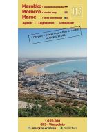 Agadir, Taghazout, Imouzzer 1:120.000 - J12