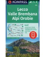 Lecco, Valle Brembana, Alpi Orobie 1:50.000