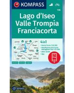 Lago d'Iseo, Valle Trompia, Franciacorta 1:50.000